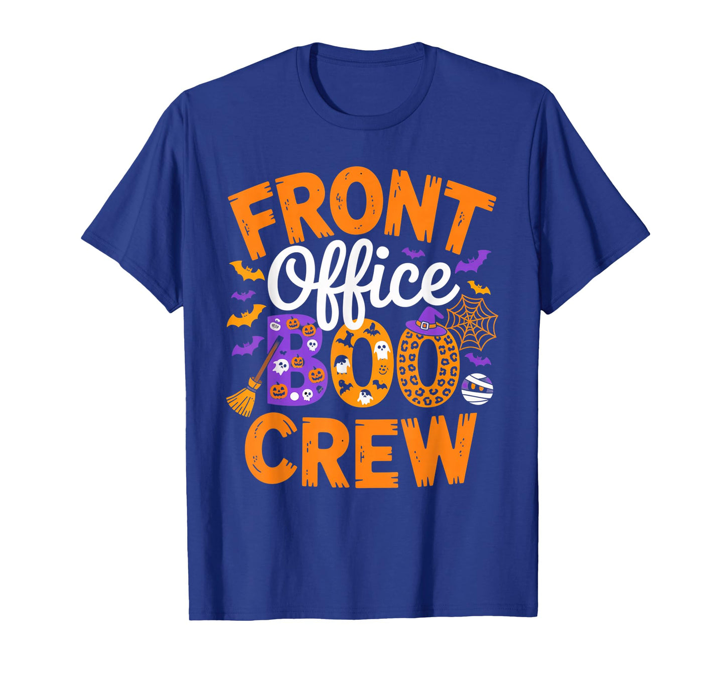 Front Office Boo Crew Spooky Halloween Matching Group Outfit T-Shirt