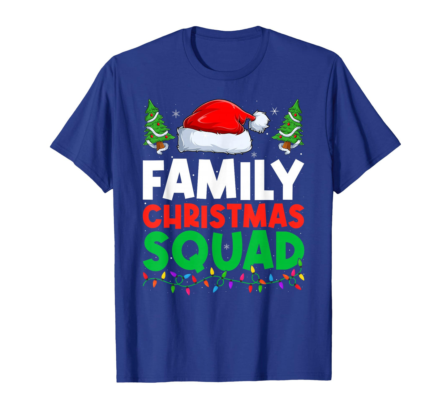 Santa Xmas Pajamas Matching Family Christmas Squad T-Shirt