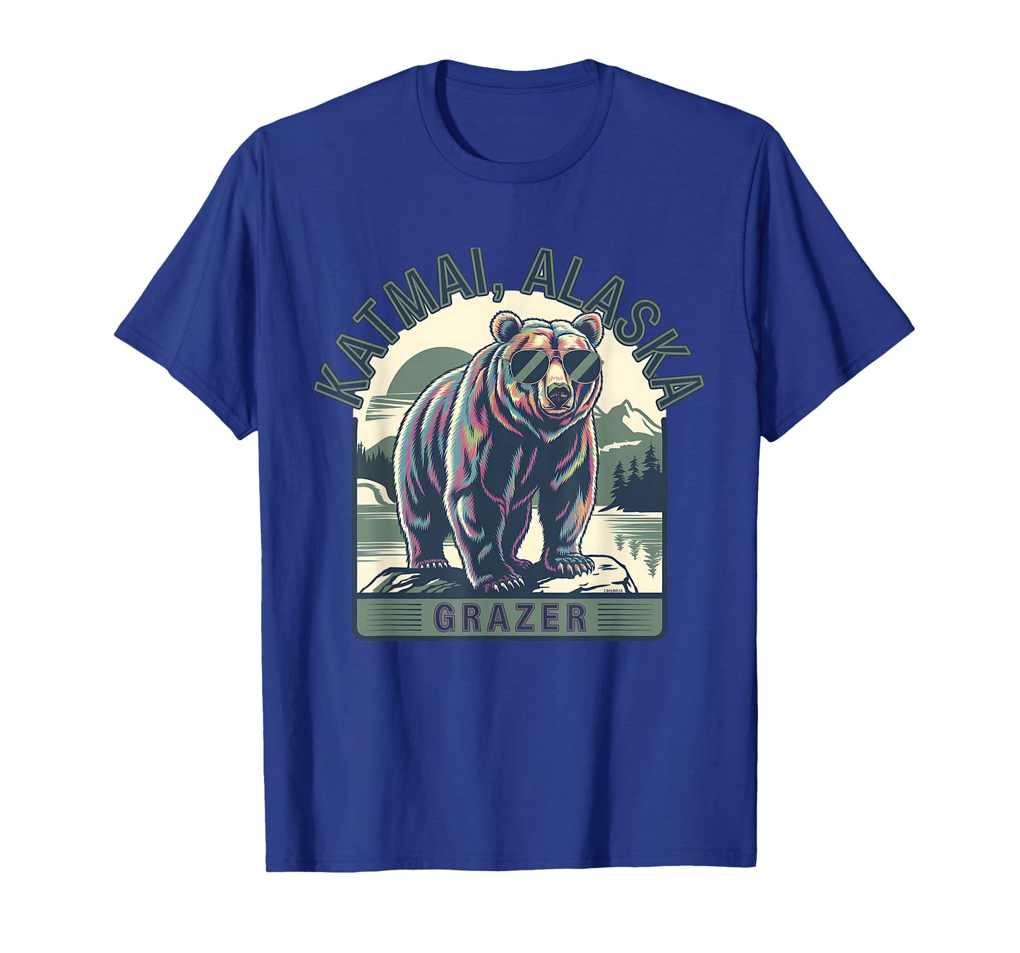 Katmai Alaska Grazer Vintage Fat Bear Week 2025 T-Shirt