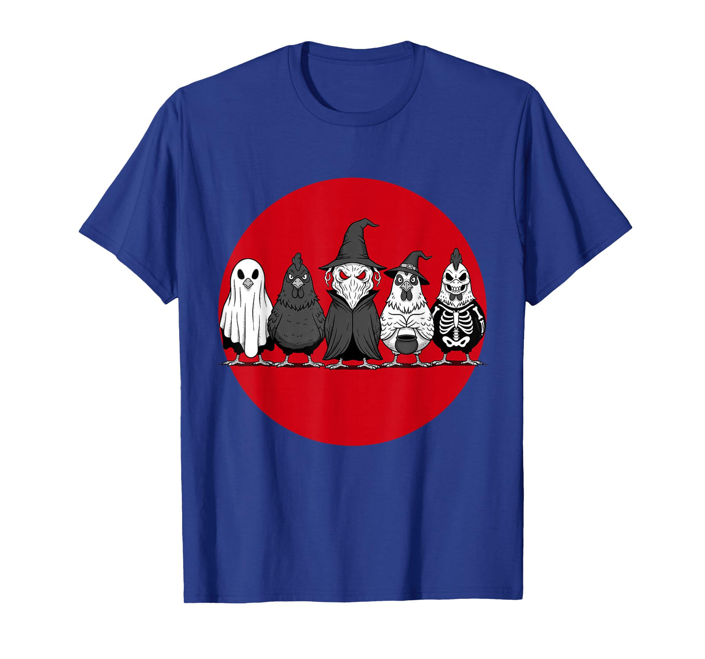 Spooky Funny Halloween Chicken Costume Men Women T-Shirt