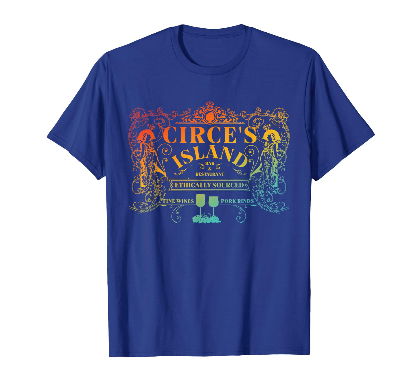 Circe's Island Bar & Restaurant Ethically Sourced Apparel T-Shirt