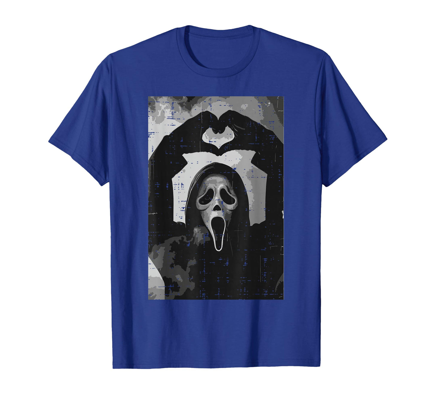 Halloween Scary Face Funny Horror Poster Men Women Kids T-Shirt