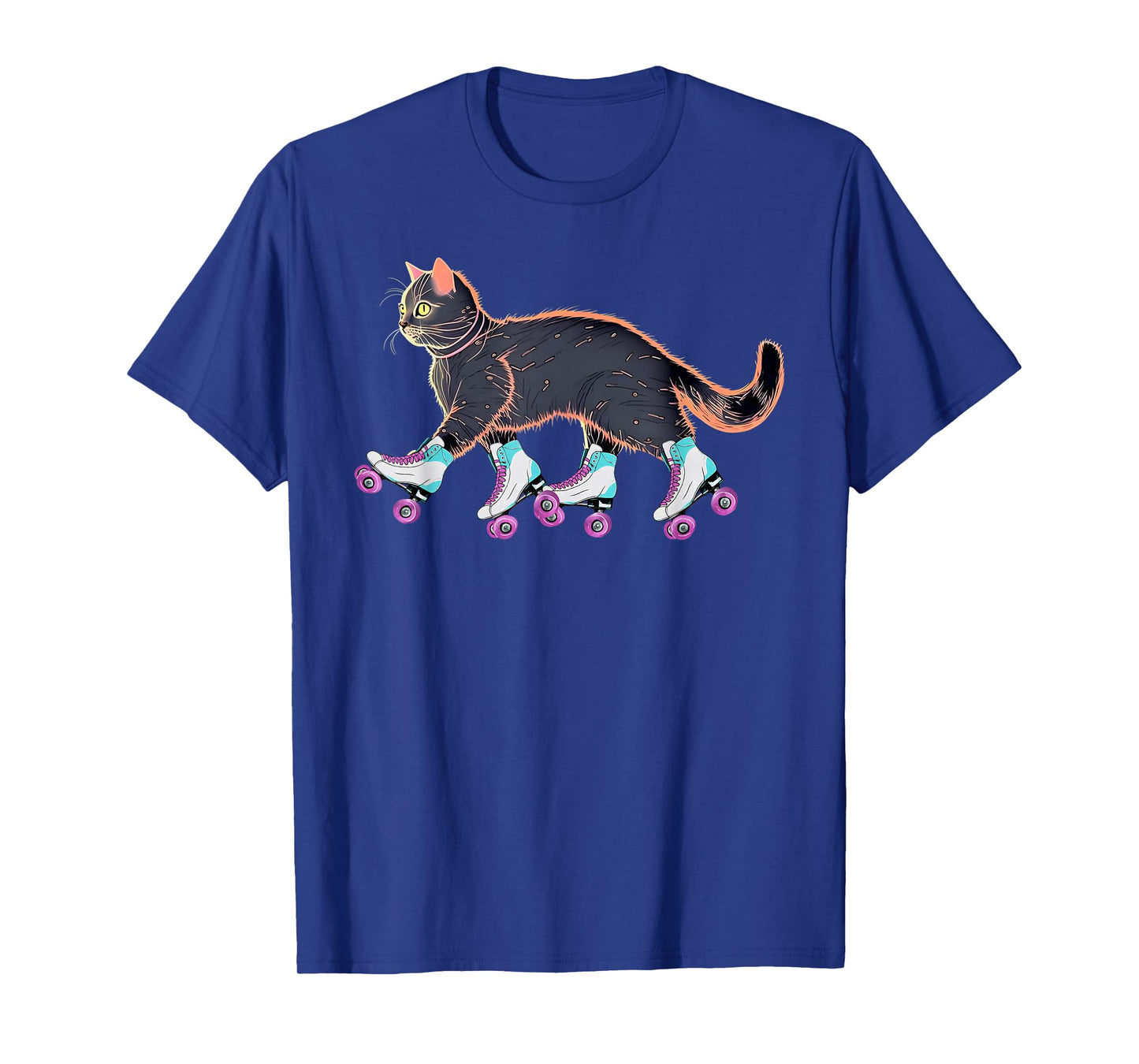 Roller Skating Cat Roller Derby Cats Skater girls woman T-Shirt