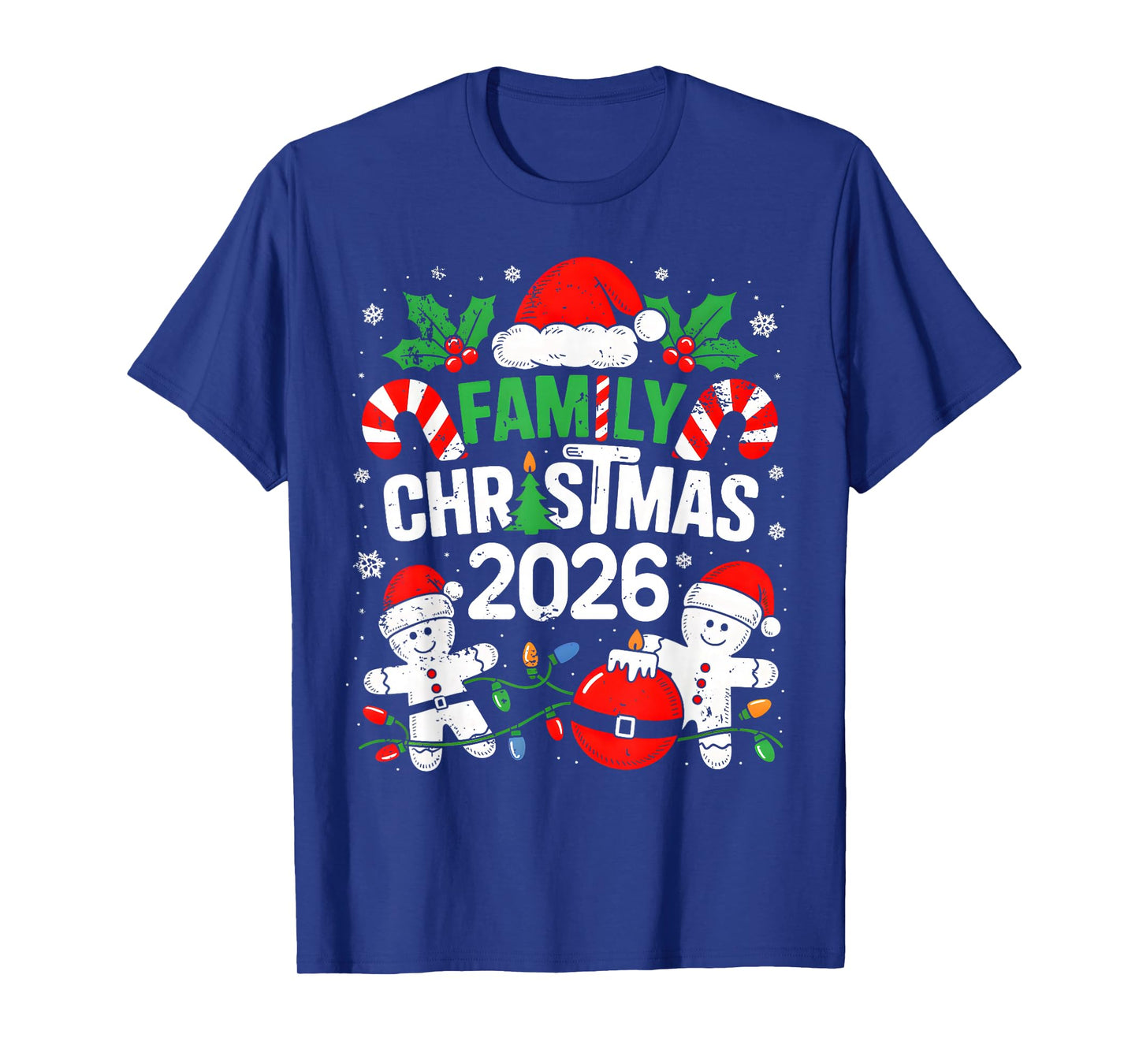Christmas 2026 Family Matching Costume Team Santa Elf Squad T-Shirt