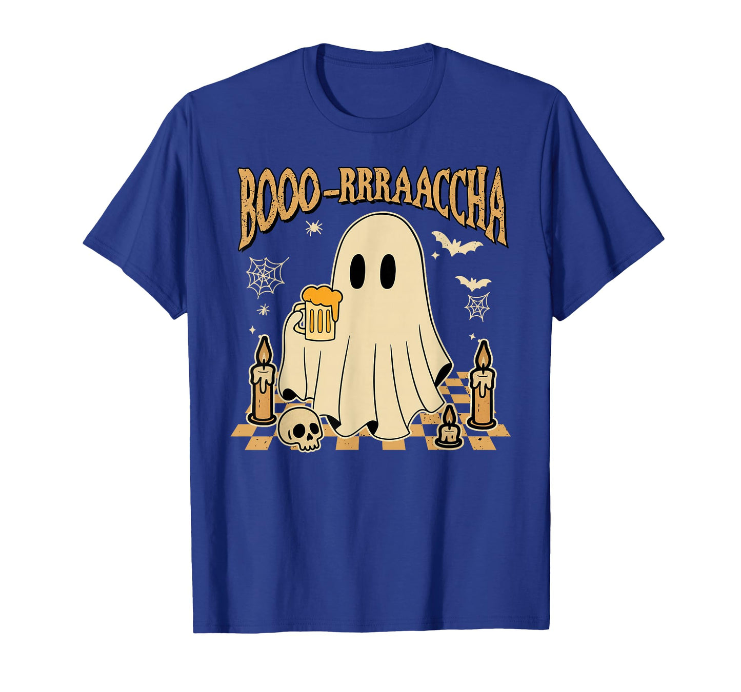 Mexican Spanish Boo Drinking Beer Halloween Boo-rrraaccha T-Shirt