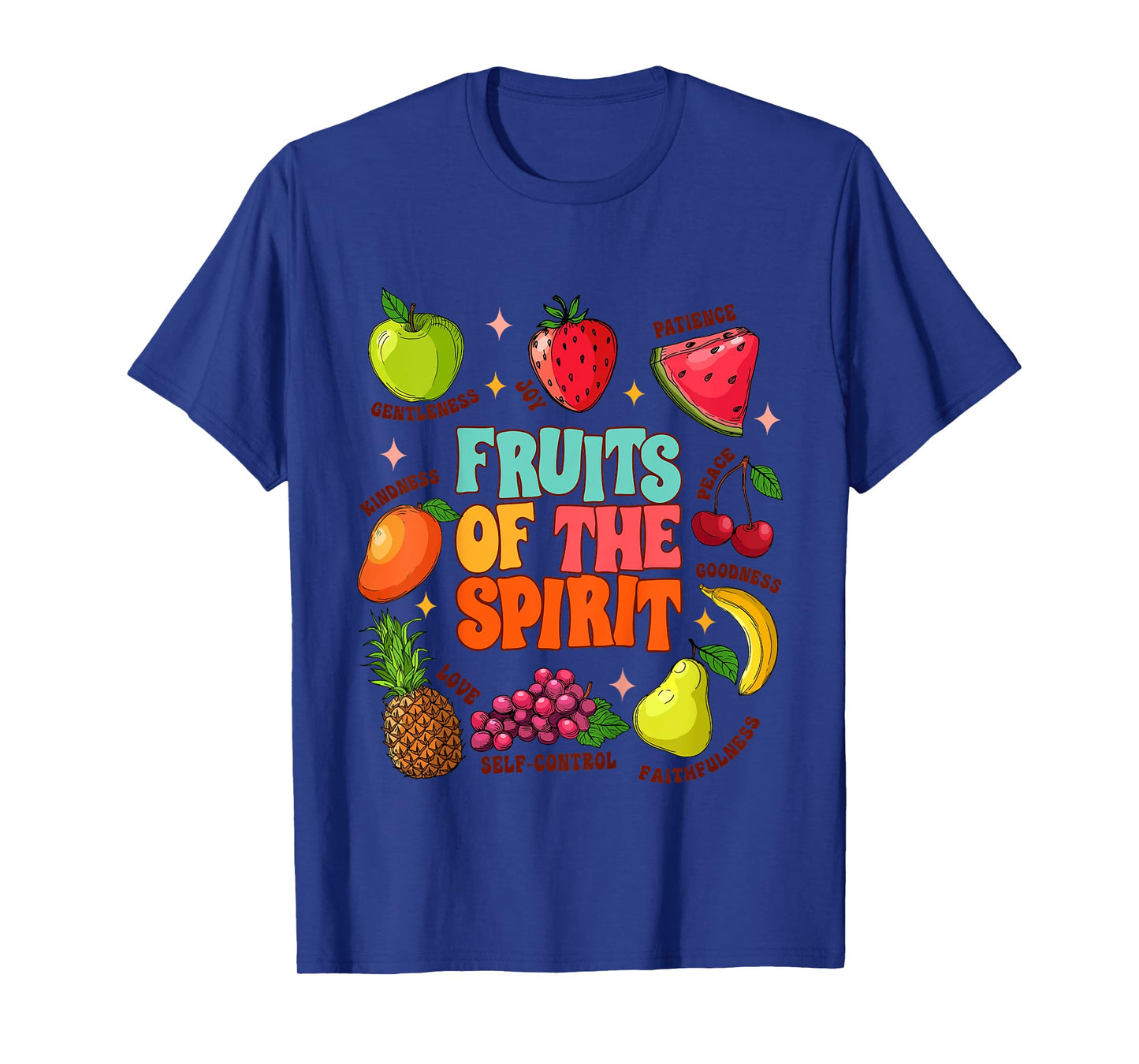 Kids Cute Christian Religious Baby Girl Boy Fruits Of The Spirit T-Shirt