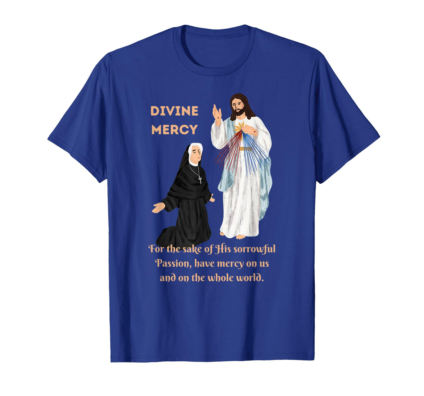Divine Mercy Jesus and Saint Faustina T-Shirt