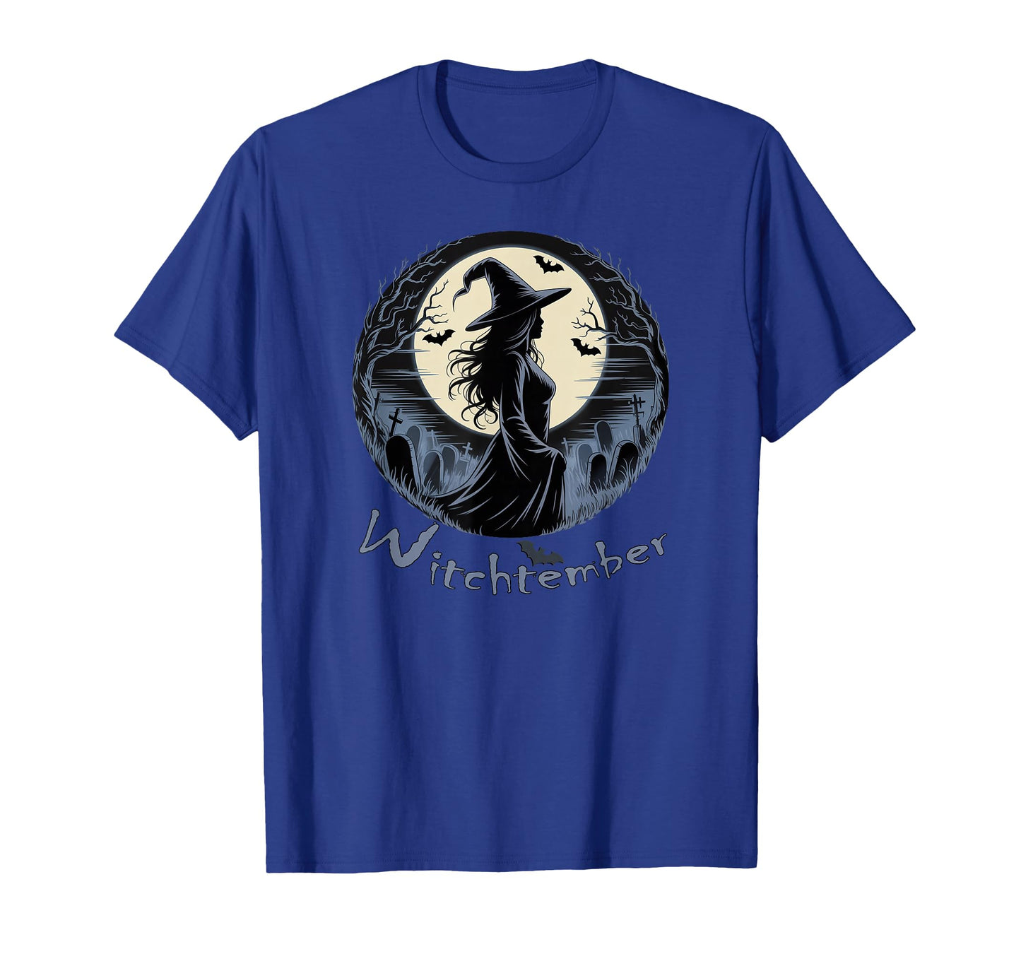 Witch Full Moons Graphic Graveyard Witchy Halloween T-Shirt