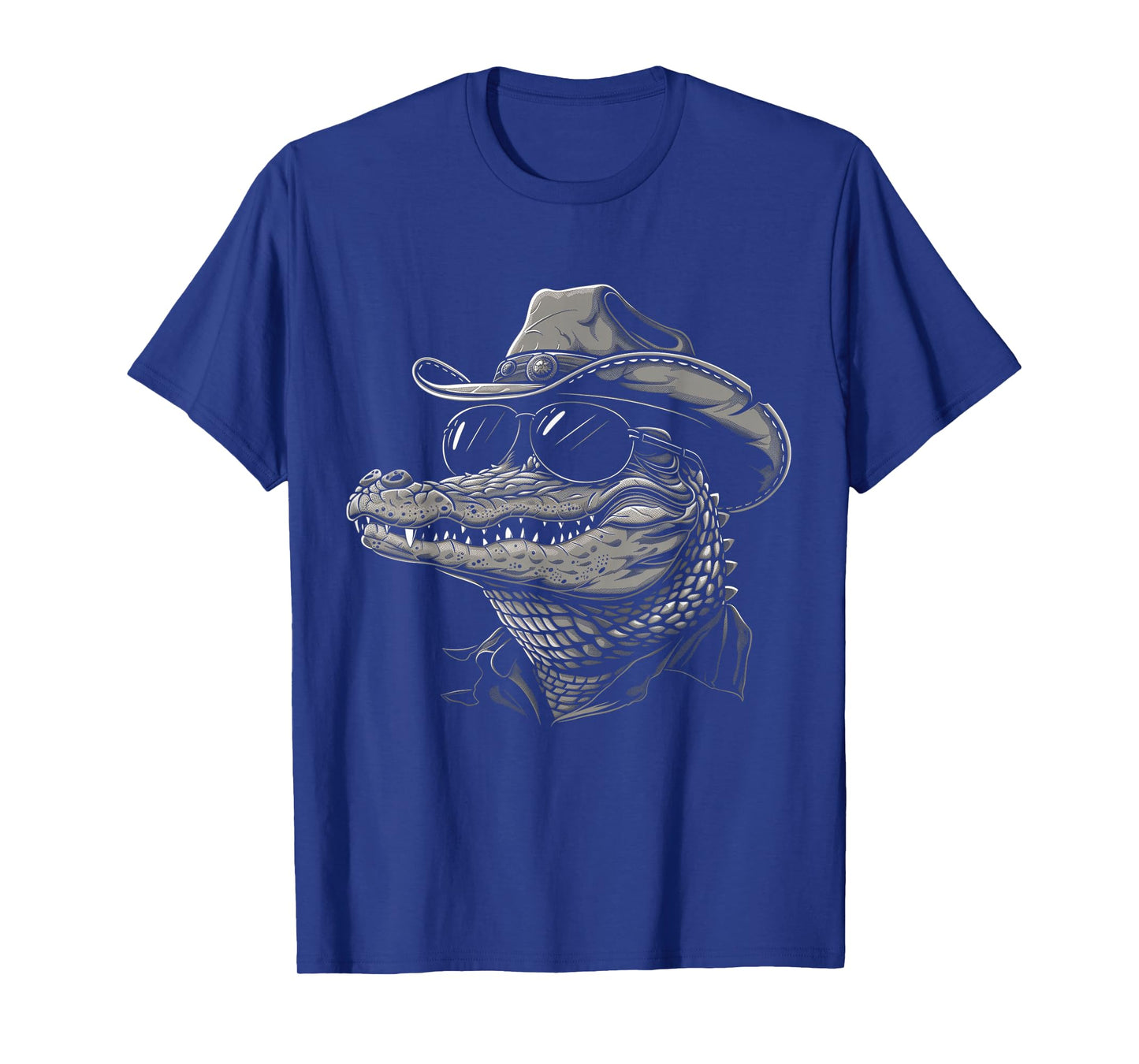 Alligator Cowboy Hat Gator Crocodile Reptile Lover Funny T-Shirt