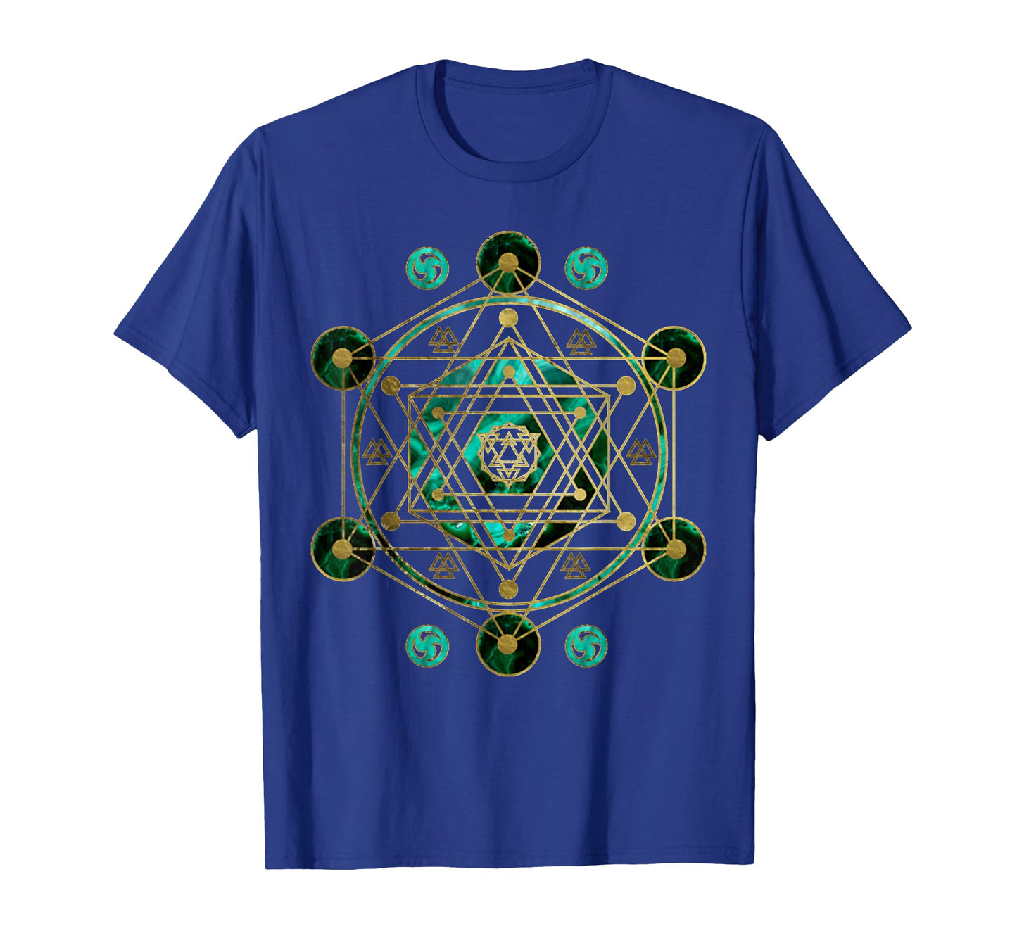 Vintage Metatron Sacred Geometry Retro Spiritual Yoga T-Shirt