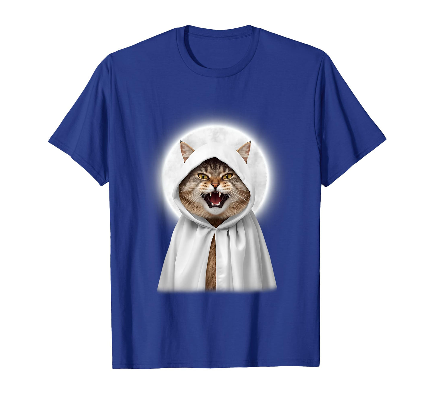 Cute Funny Wizard Cat Ghost Weird Kitten Meme Halloween T-Shirt