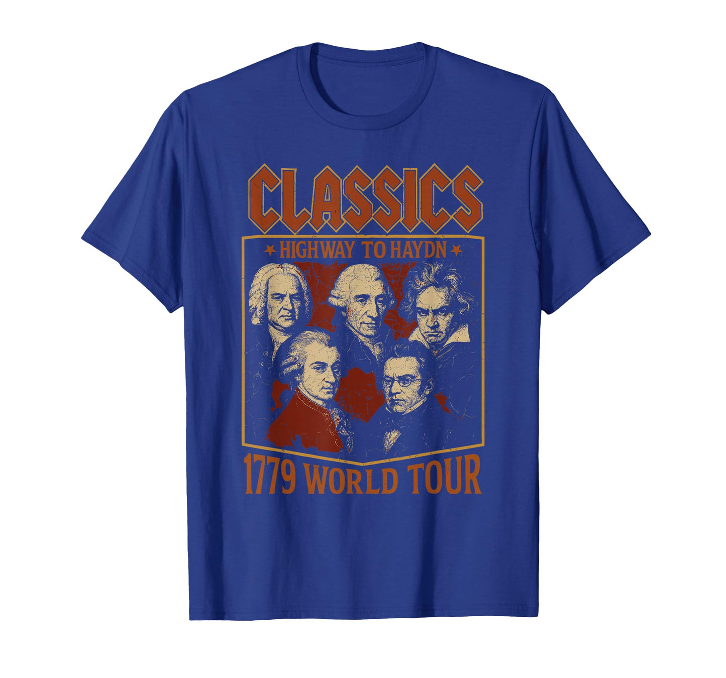 Classical Composer Tour, Funny Classical Music Parody T-Shirt