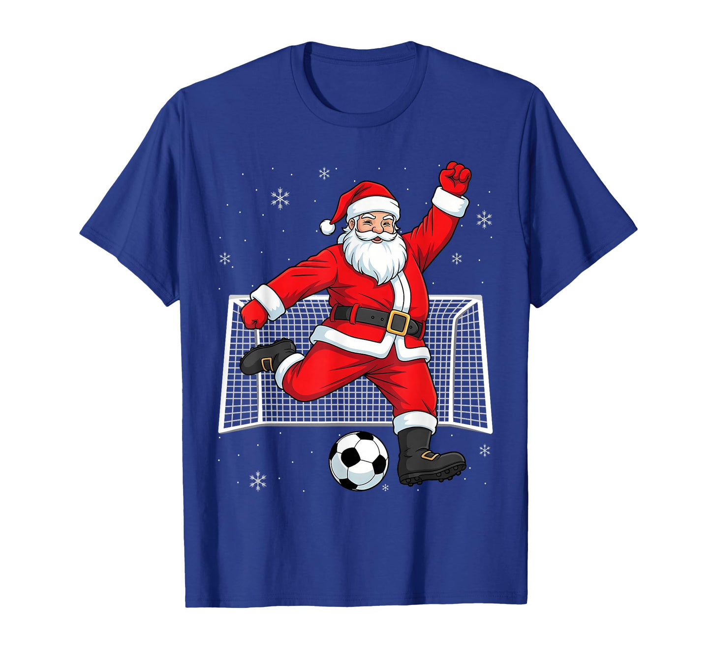 Christmas Santa Soccer Lover and Lover T-Shirt