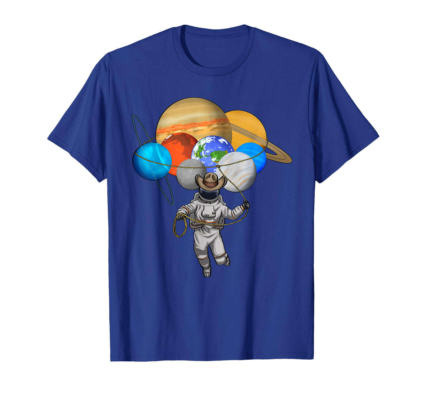 Space Cowboy Tee Shirts Funny Vintage Western Tees Men Retro T-Shirt