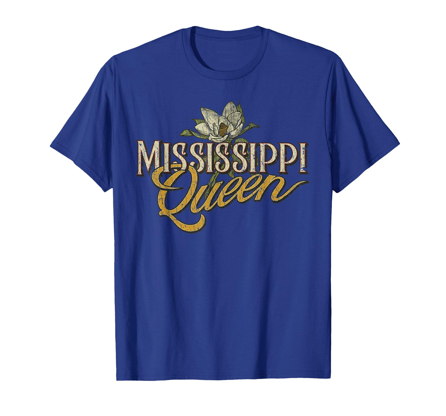 Vintage Mississippi Queen Retro Flower Magnolia T-Shirt