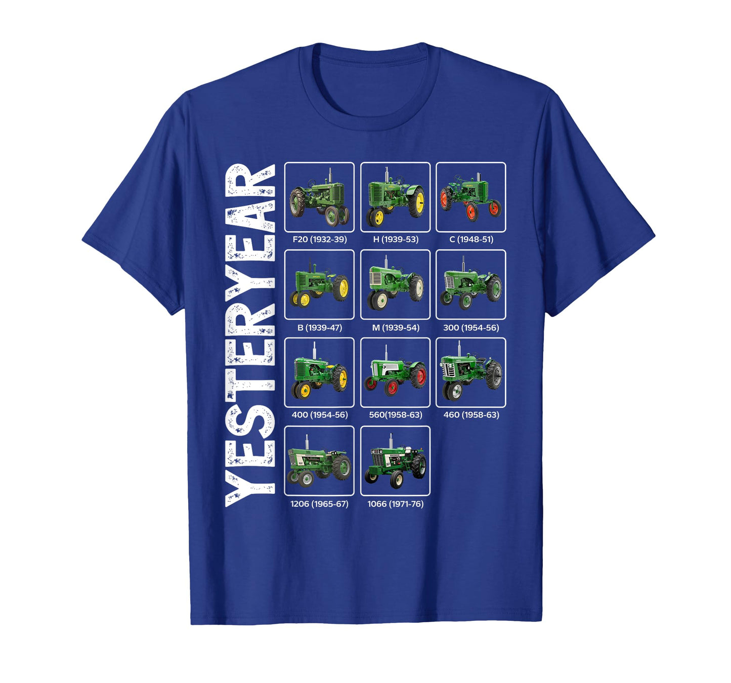 Retro Green Tractor Yesteryear Vintage T-Shirt