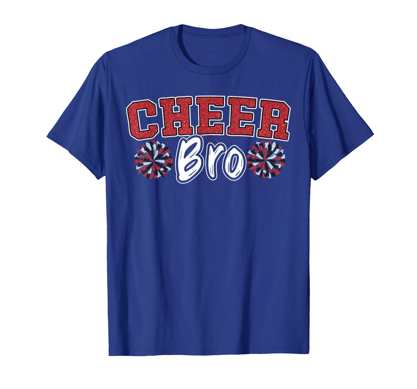 Cheer Bro My Favorite Cheerleader Calls Me Brother Sis Red T-Shirt