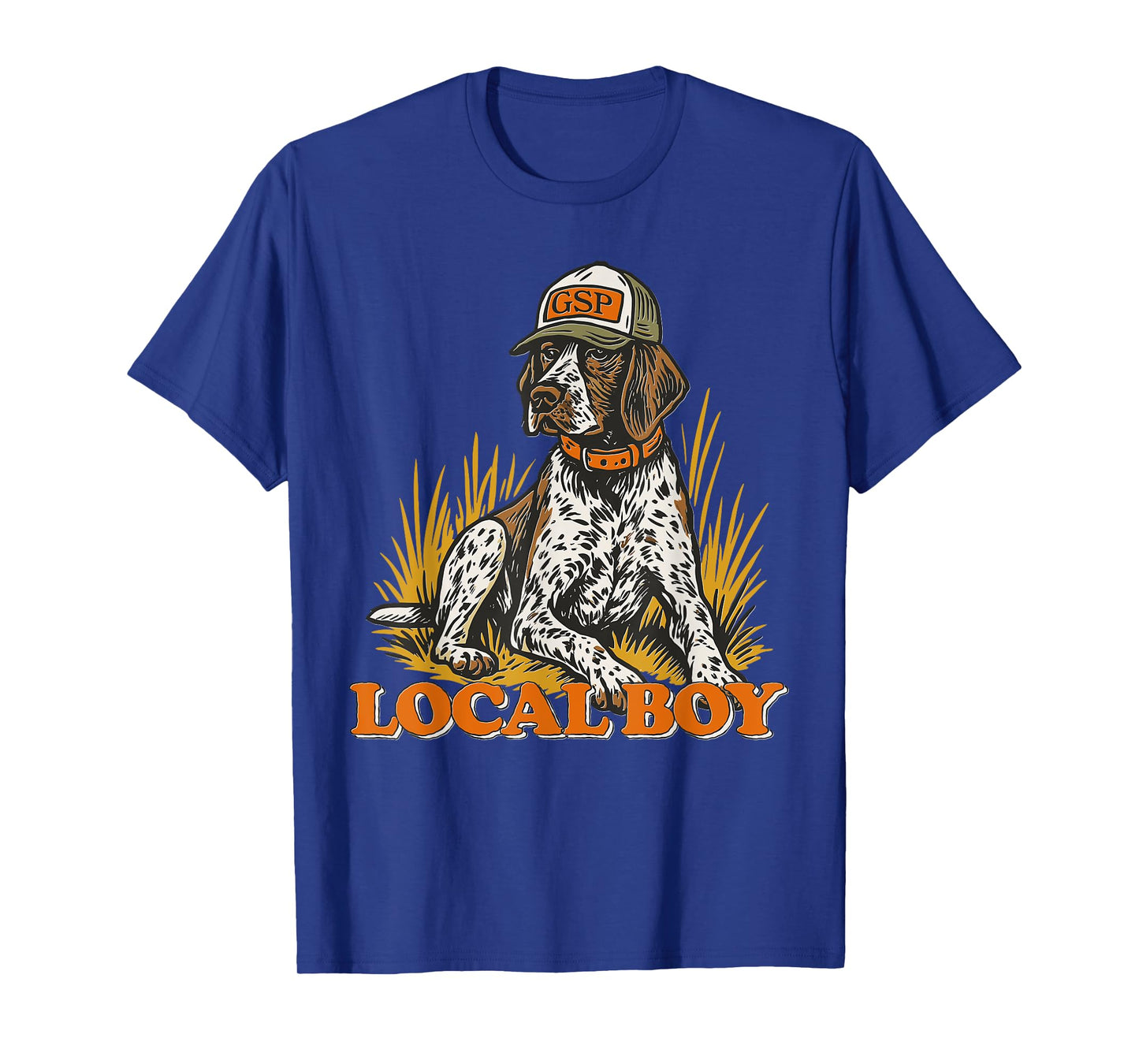 Local Boy GSP German Shorthaired Pointer Hunting Dog Vintage T-Shirt