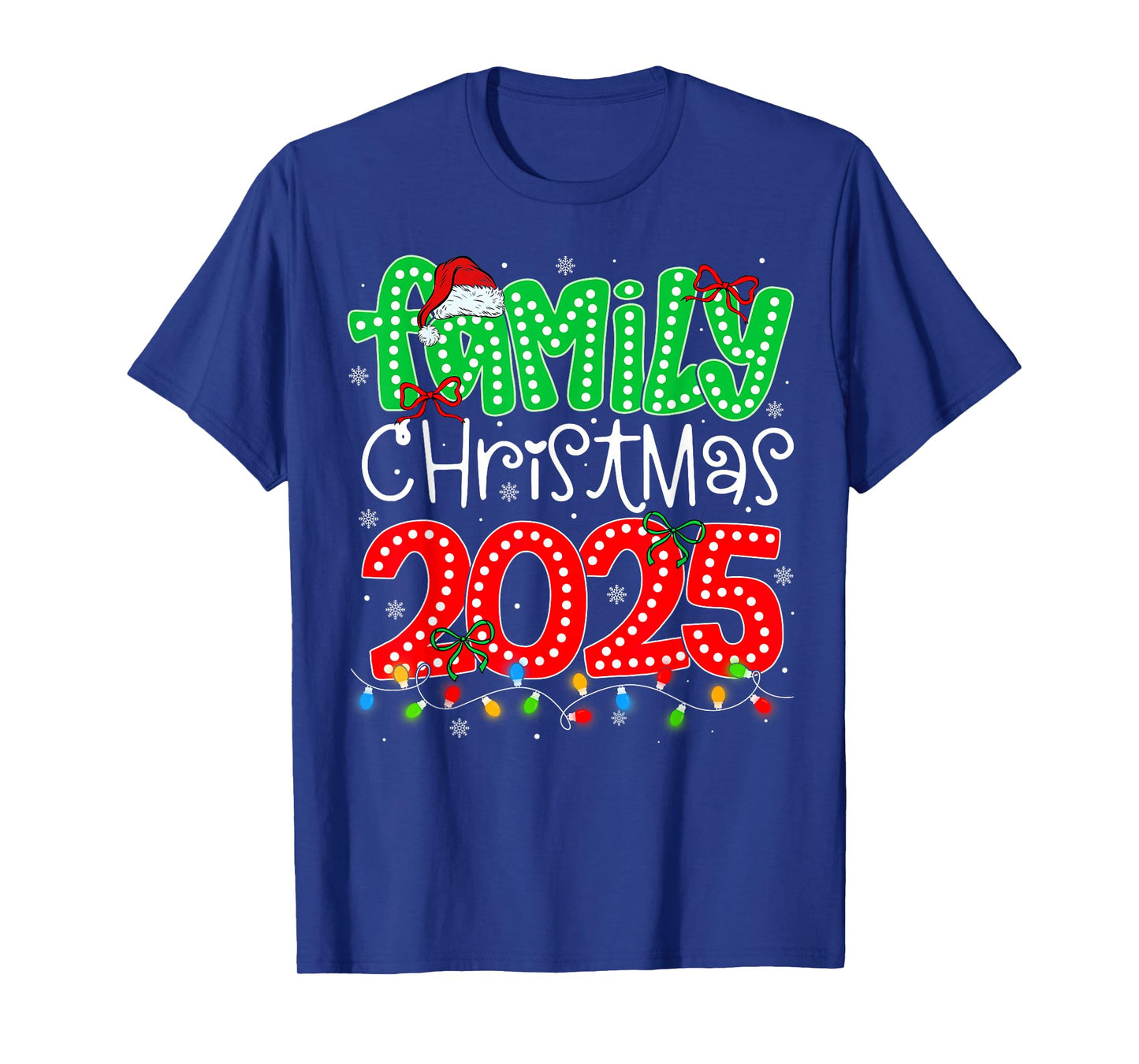 Matching Family Merry Christmas 2025 Xmas Men Women Kids T-Shirt