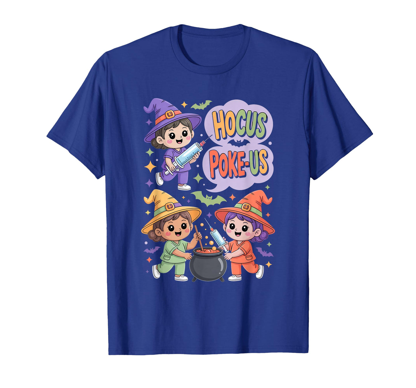 Hocus Poke-Us Nurse Witch Halloween Costume Humor T-Shirt