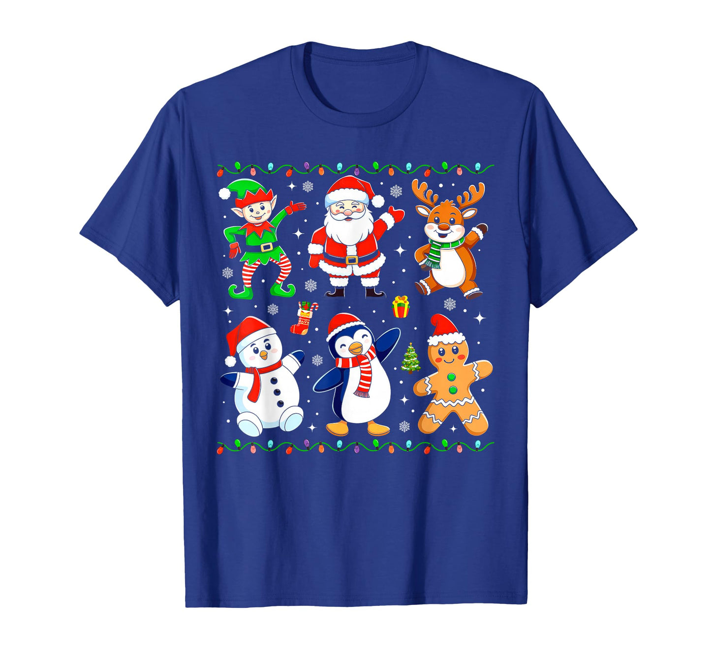 Christmas Dabbing Santa Elf Friends Boys Girls Men Xmas Dab T-Shirt