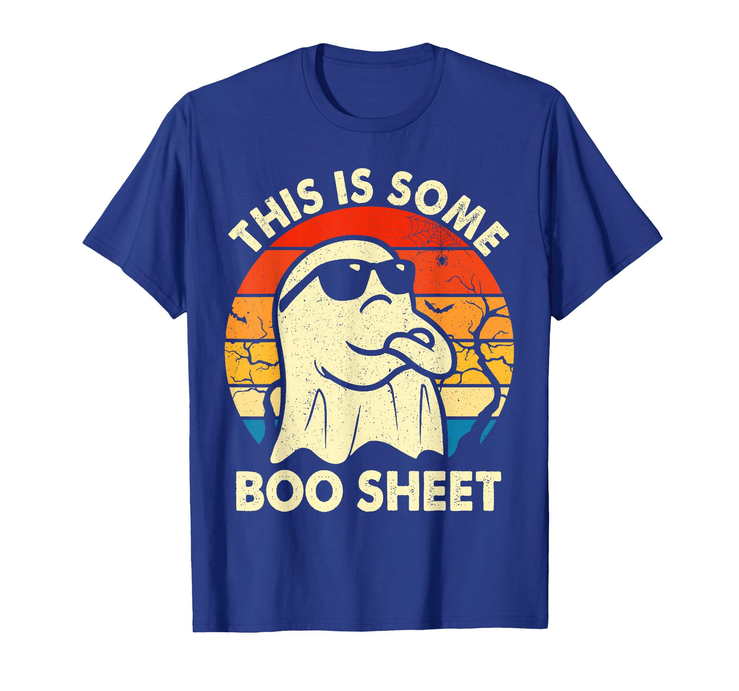 Vintage Boo Funny Halloween Ghost This Is Halloween Costume T-Shirt