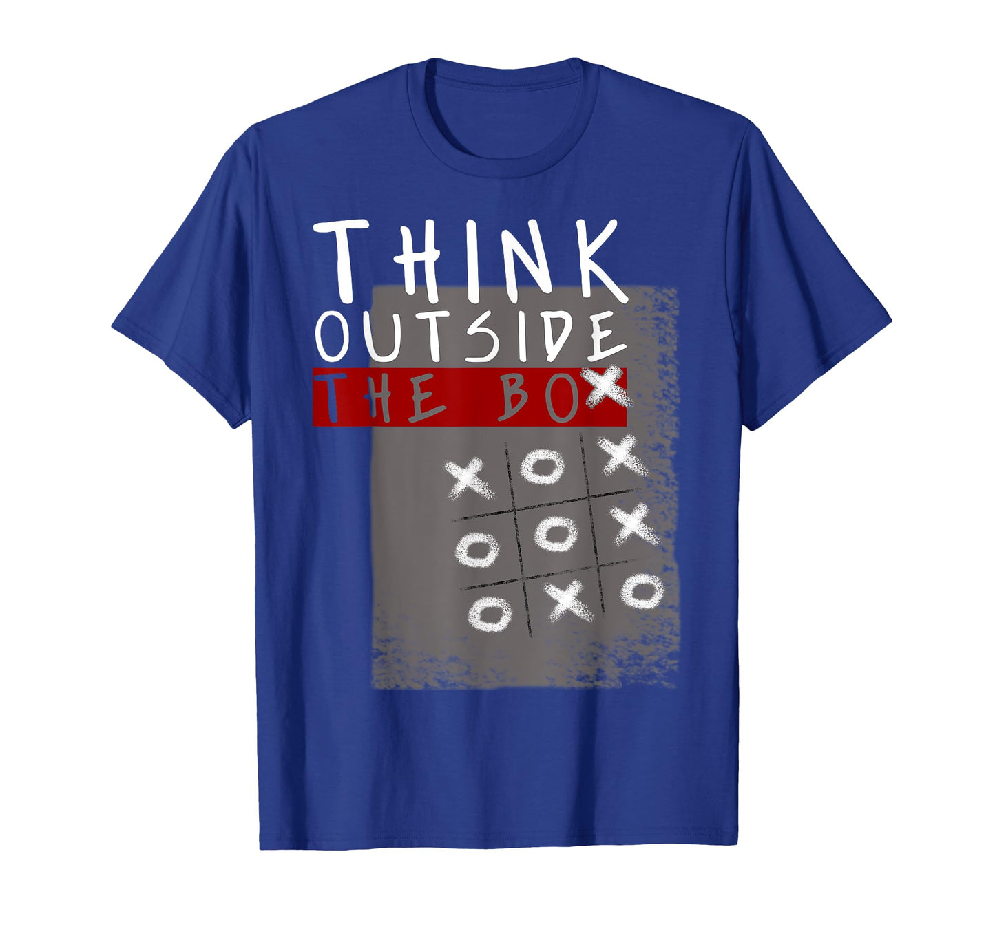 Think Outside The Box Funny Tic Tac Toe Geeks Gift T-Shirt