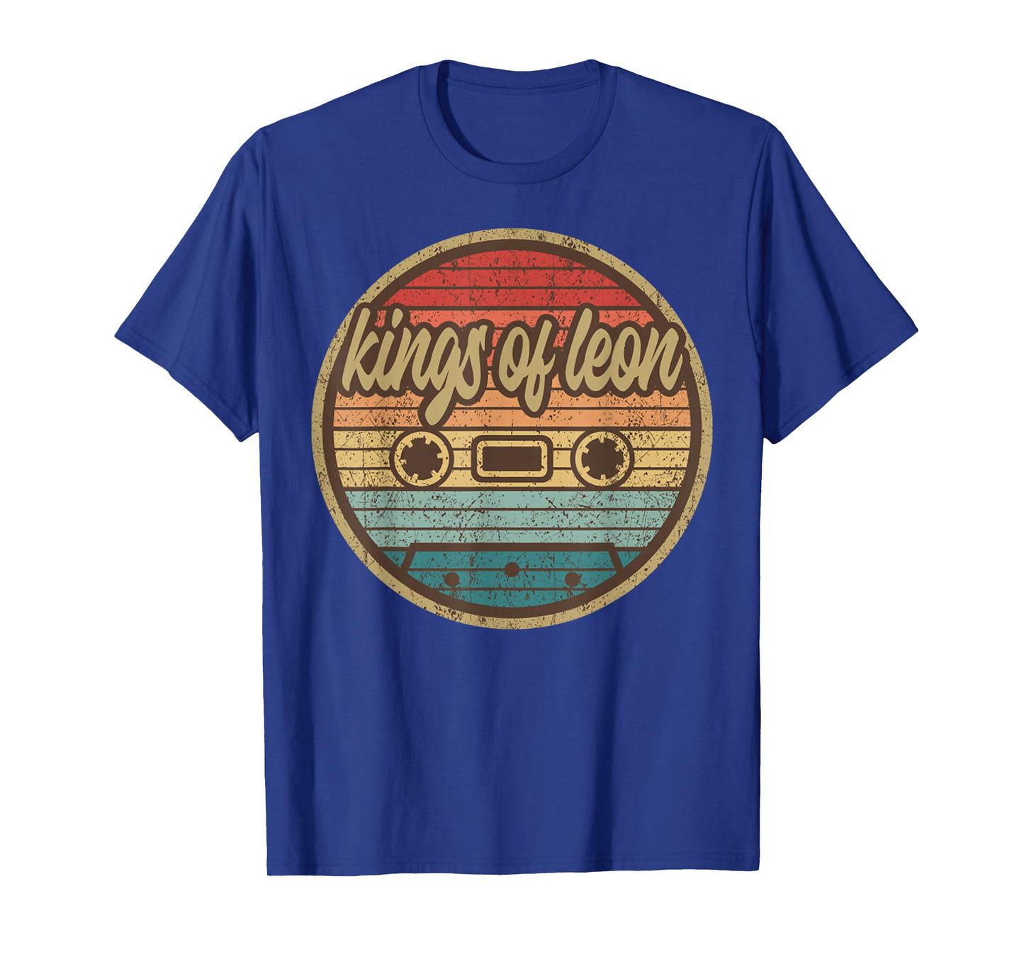 Musician Leons King Cassette Retro Circle 2000s Rock Vintage T-Shirt
