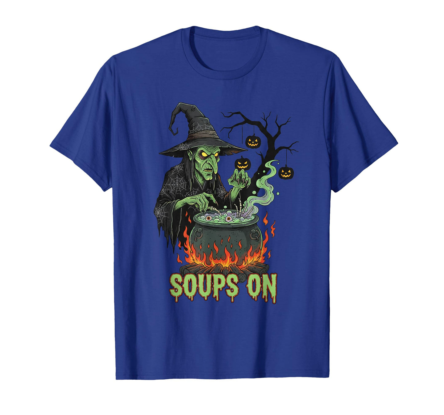 Halloween Witch Cauldron Soups On T-Shirt
