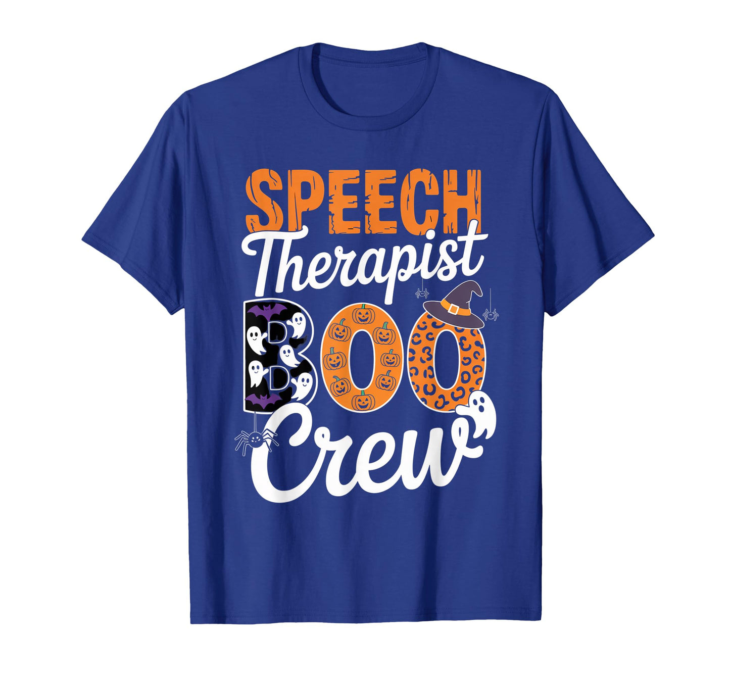 Speech Therapist Boo Crew Halloween Matching Spooky Outfit T-Shirt