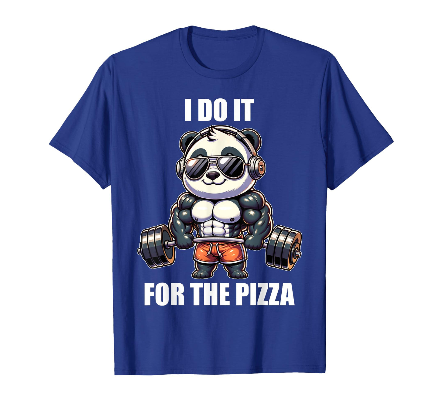 Panda Funny Gym Weightlifting Bodybuilder Fitness Workout T-Shirt