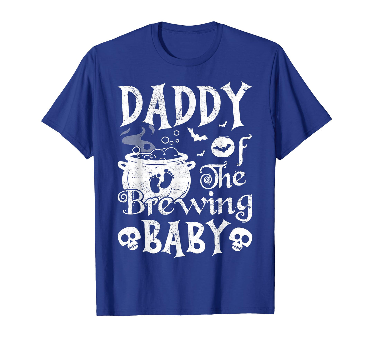 Mens Pregnancy Announcement Daddy of the Brewing Baby Halloween T-Shirt