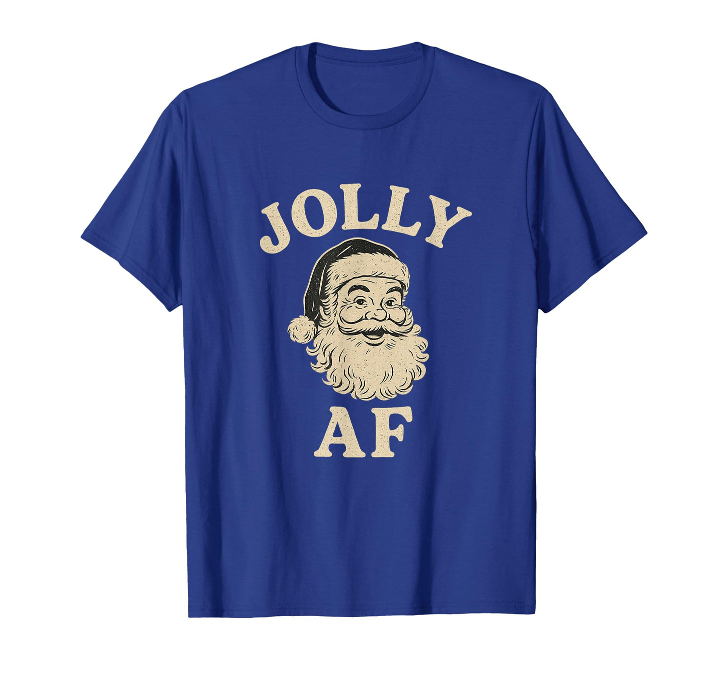 Jolly Santa Claus Vintage Humor Design T-Shirt