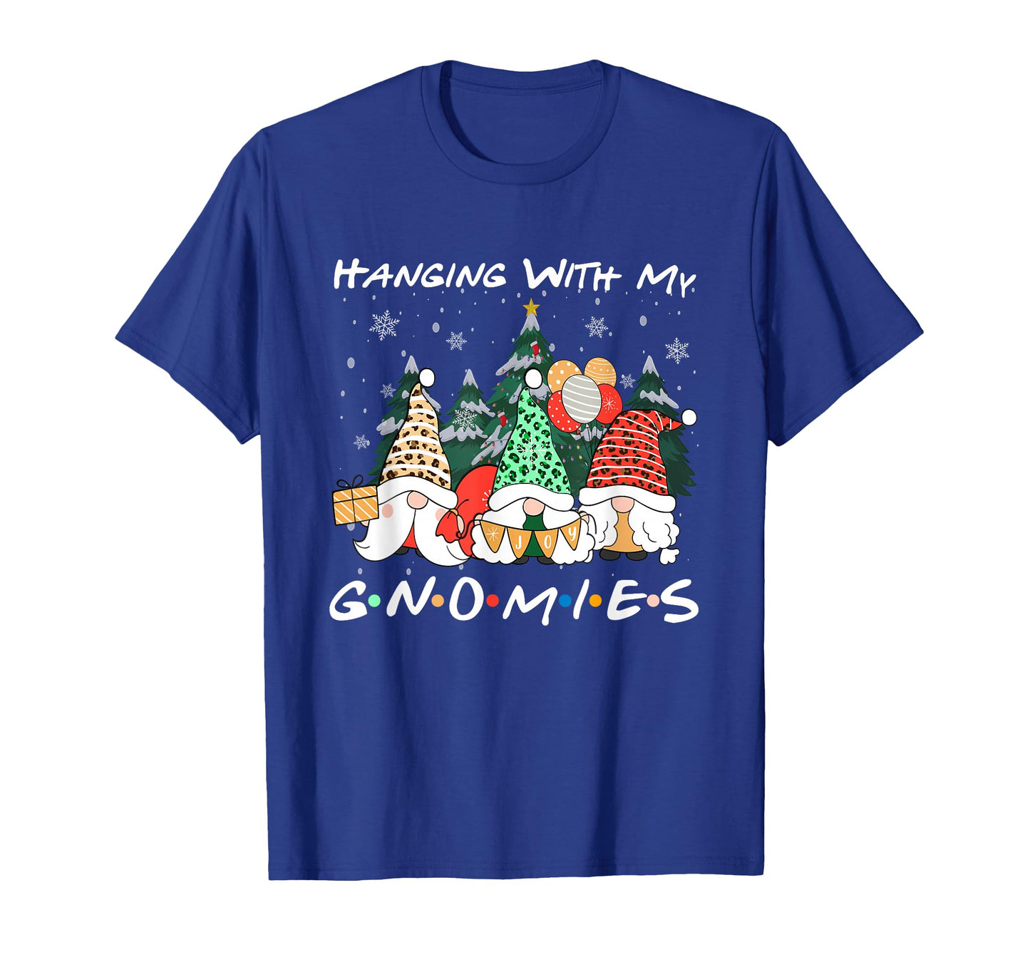 Hanging with My Gnomies Christmas Gnome Family Pajamas PJ T-Shirt