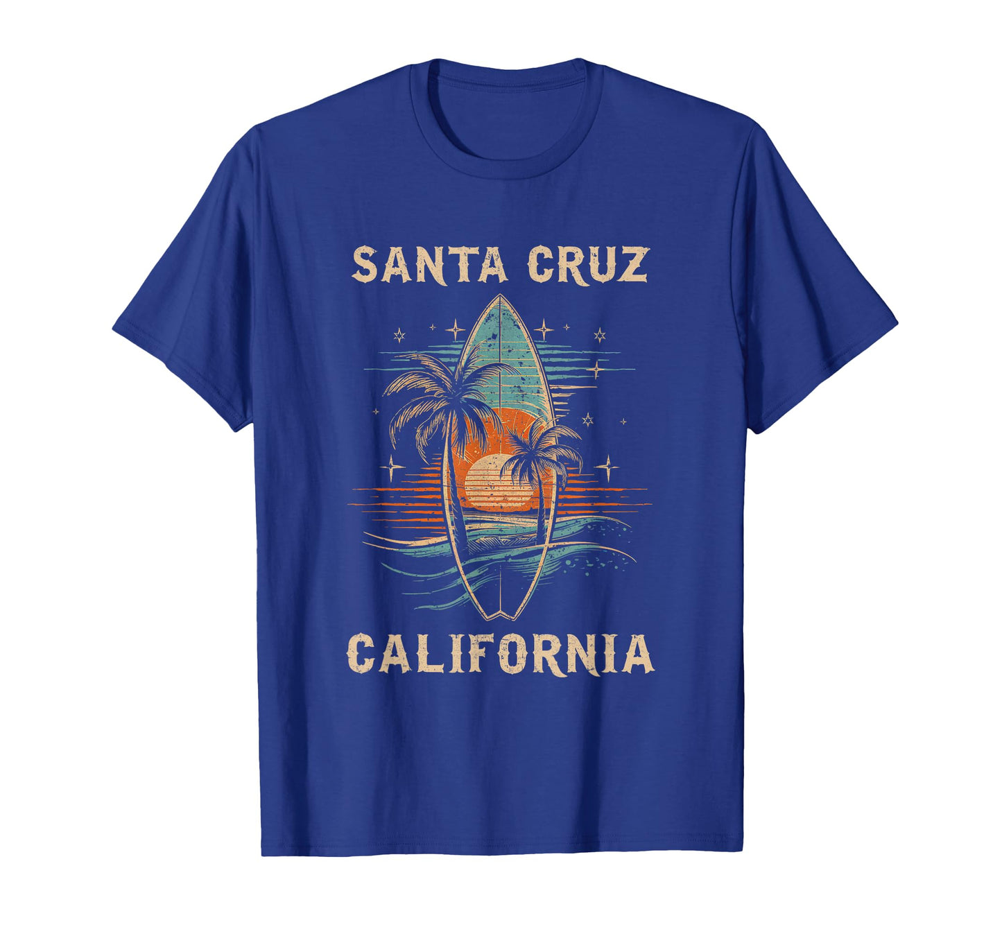 Surfboarder Santa Cruz California Surf Board Surfing Surfer T-Shirt
