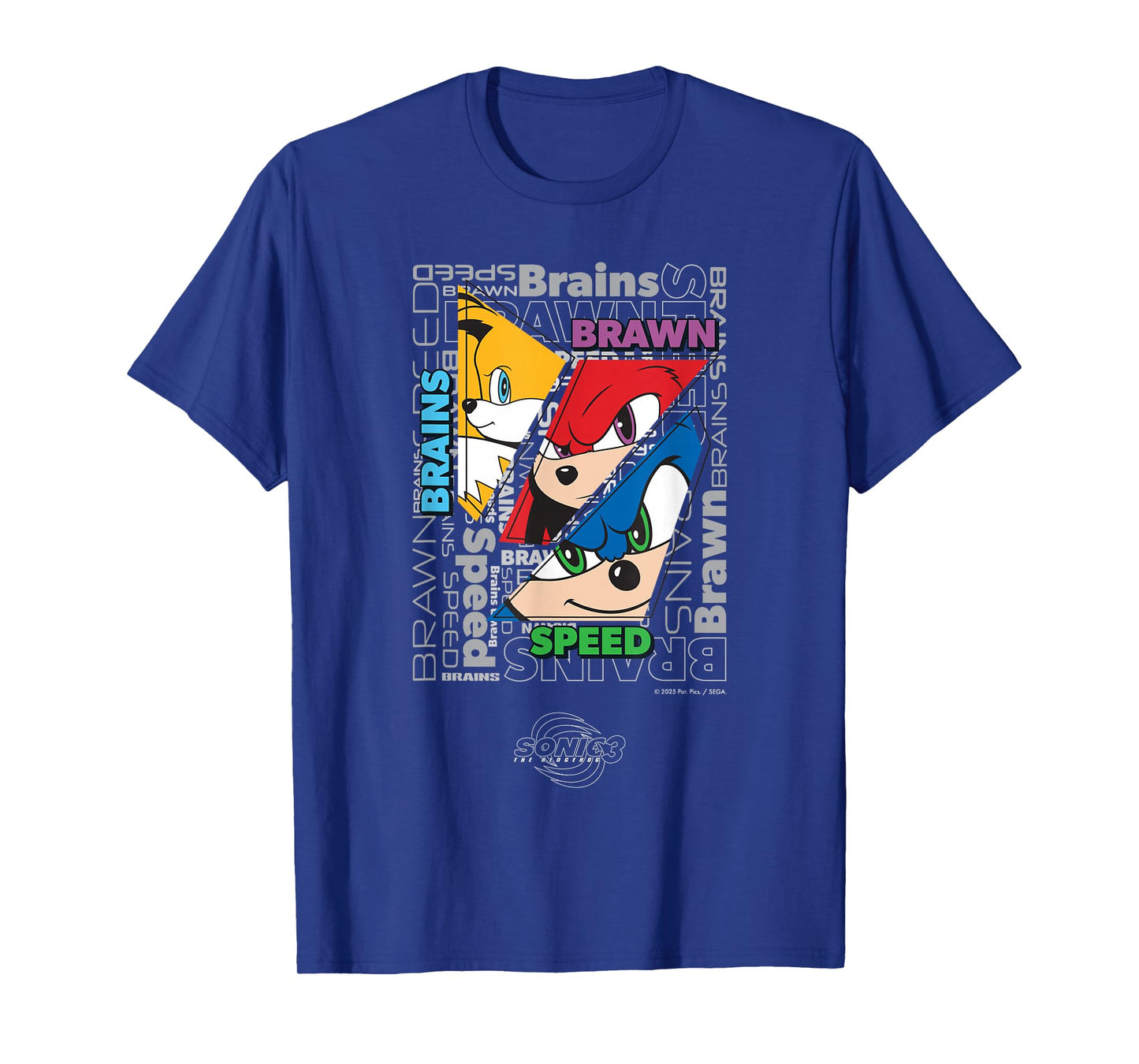 Sonic the Hedgehog 3 - Text Collage T-Shirt