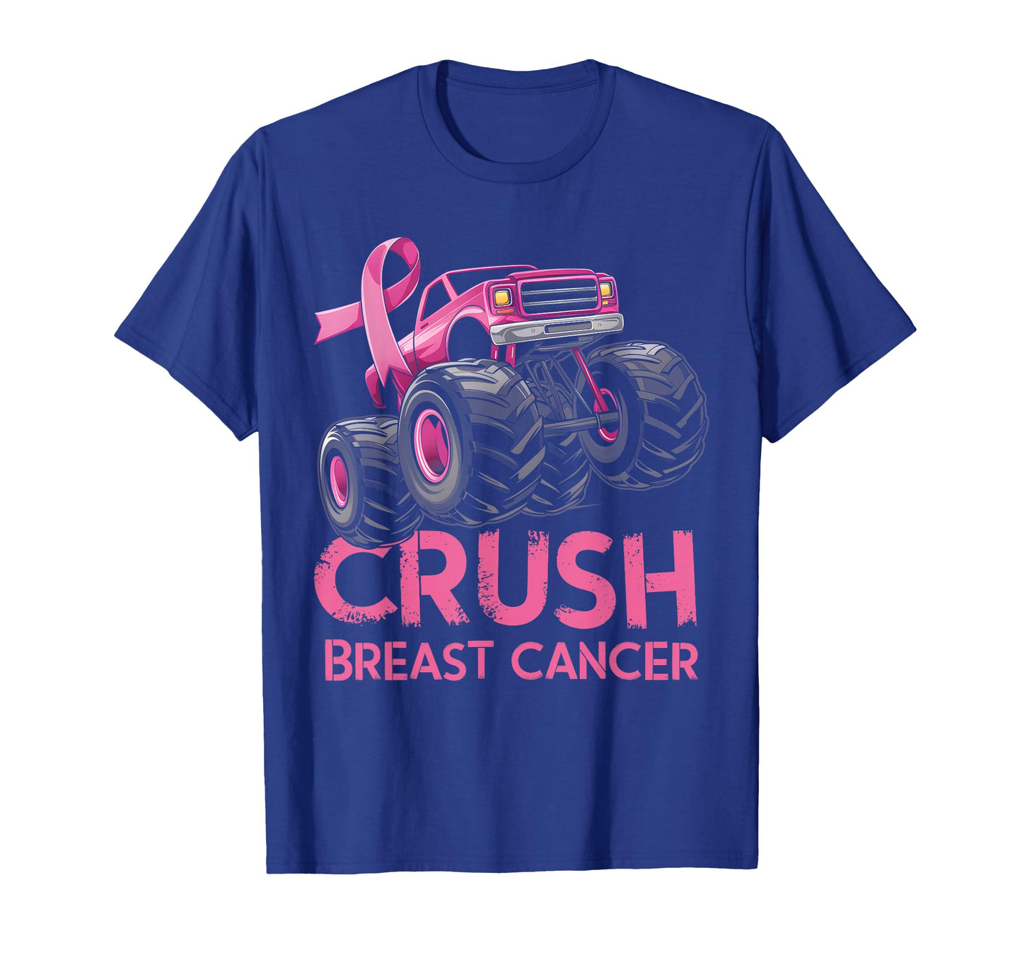 Crush Breast Cancer Awareness Truck pink for kids T-Shirt