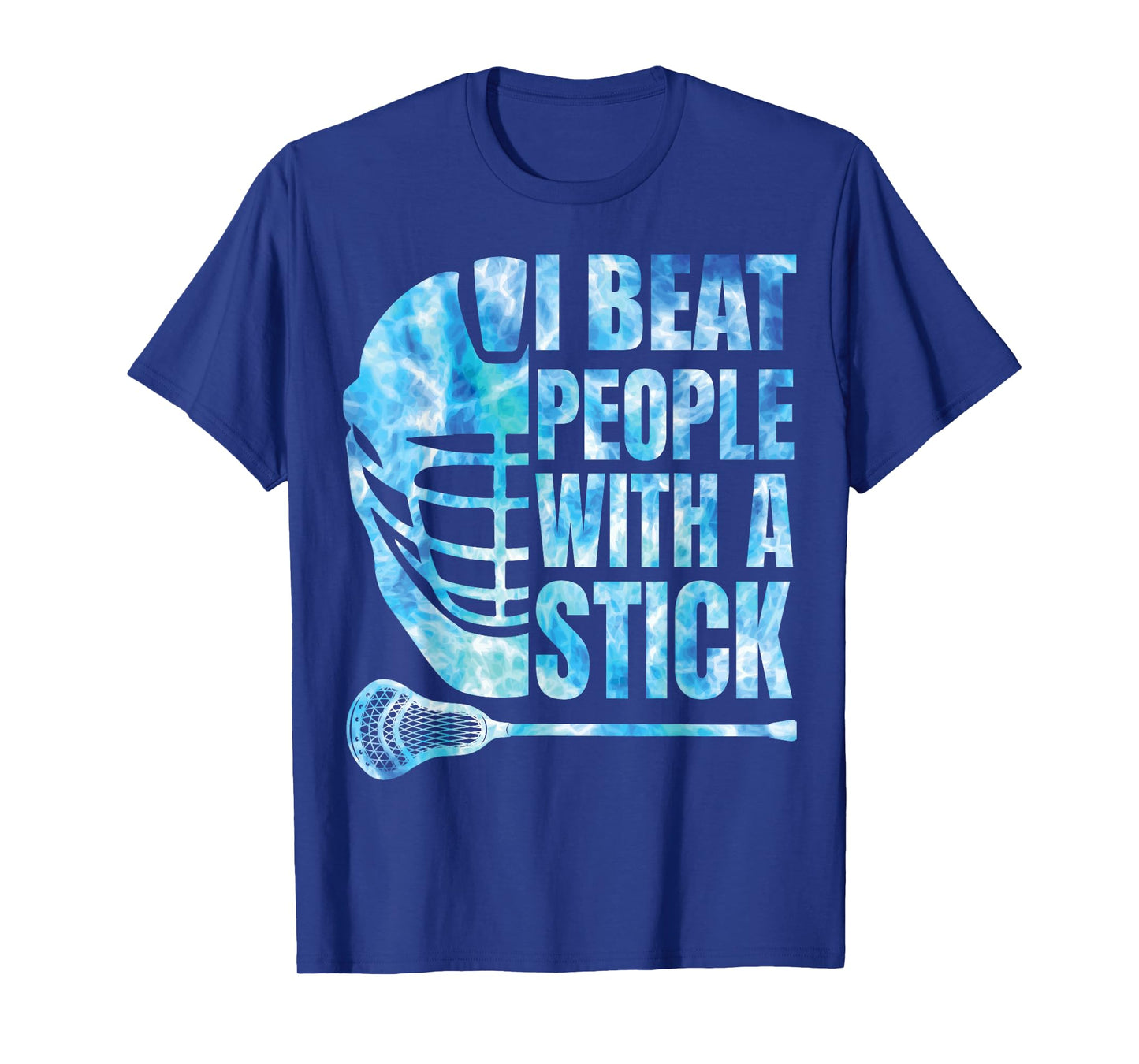 Lacrosse-Shirt Lax Men Player Beat People With A Stick Boys T-Shirt