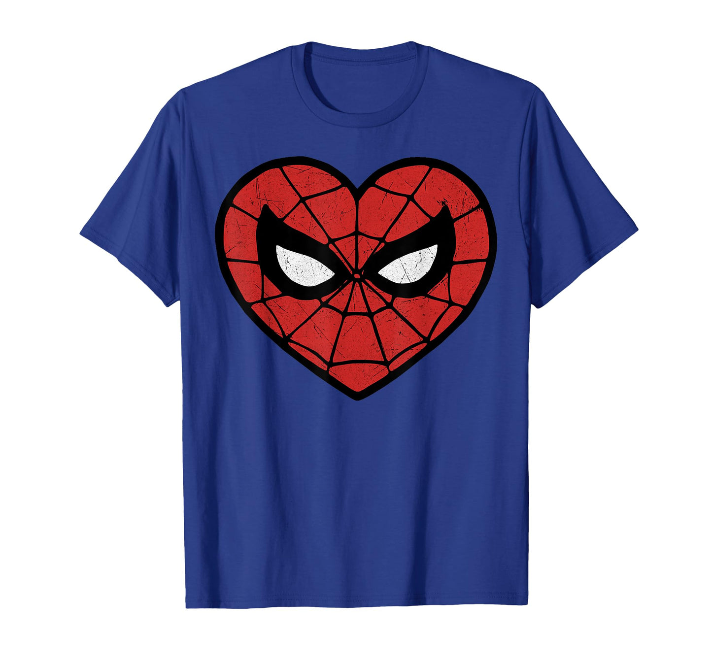 Marvel Spider-Man Face Mask Valentine's Heart Logo T-Shirt