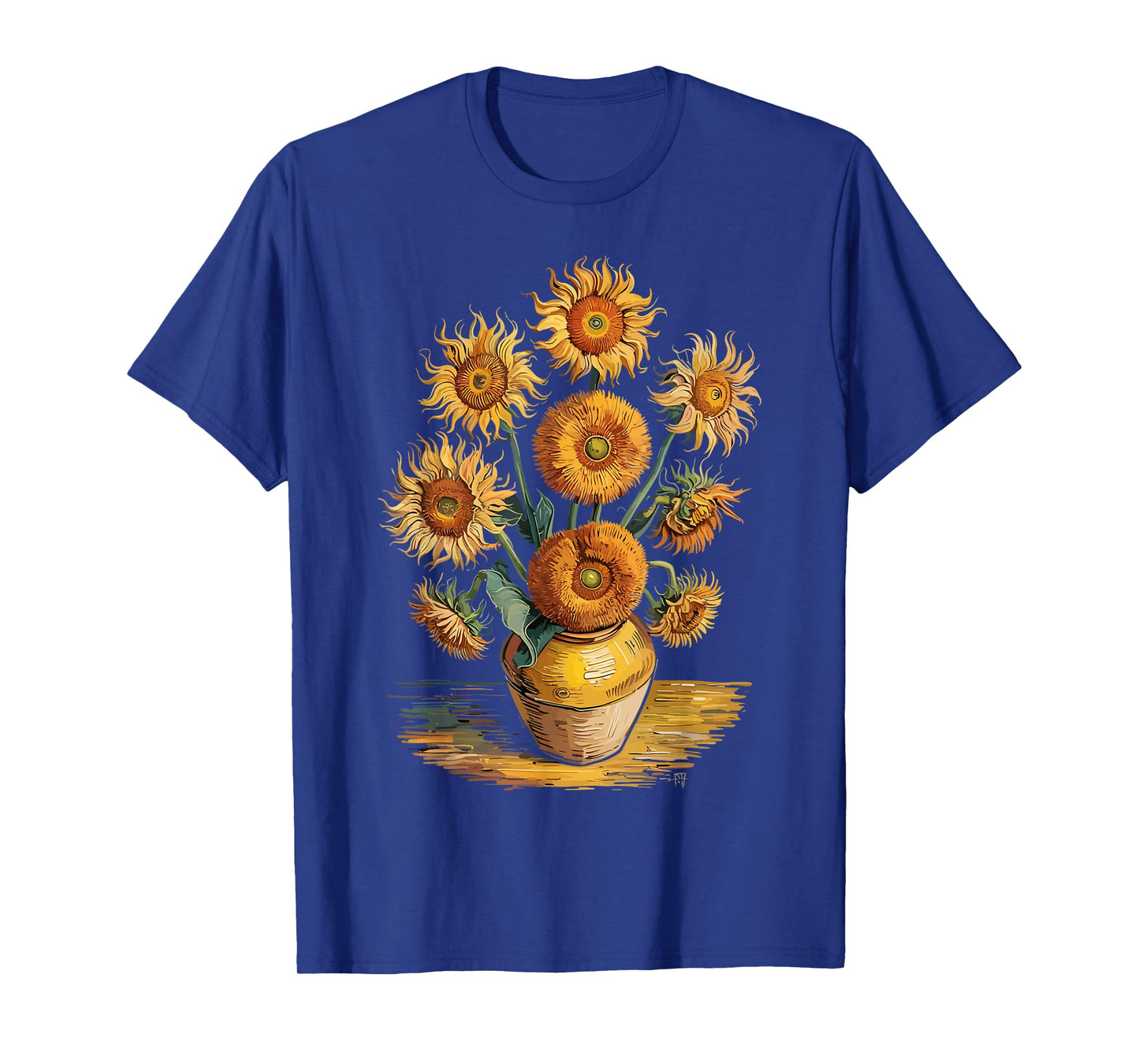 Van Gogh Sunflowers Art Vintage Yellow Flowers Painting T-Shirt