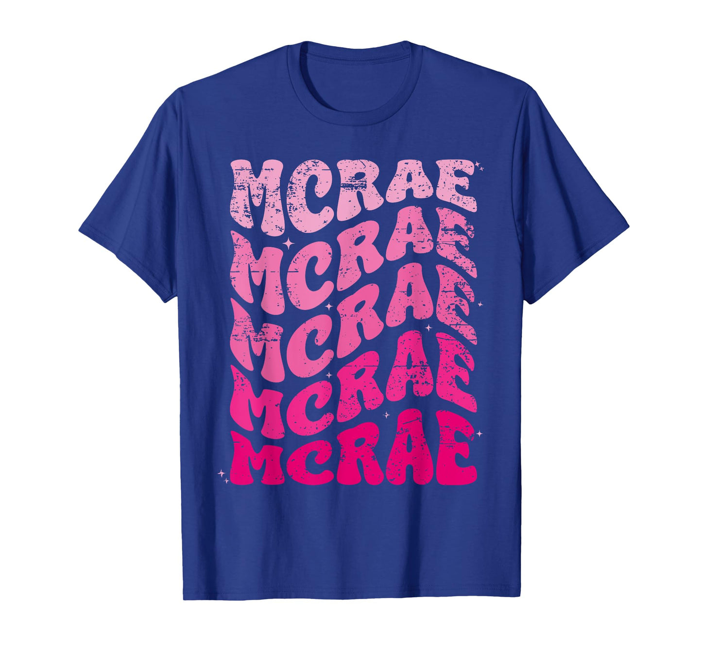 MCRAE Personalized Name I love MCRAE 70's Vintage T-Shirt