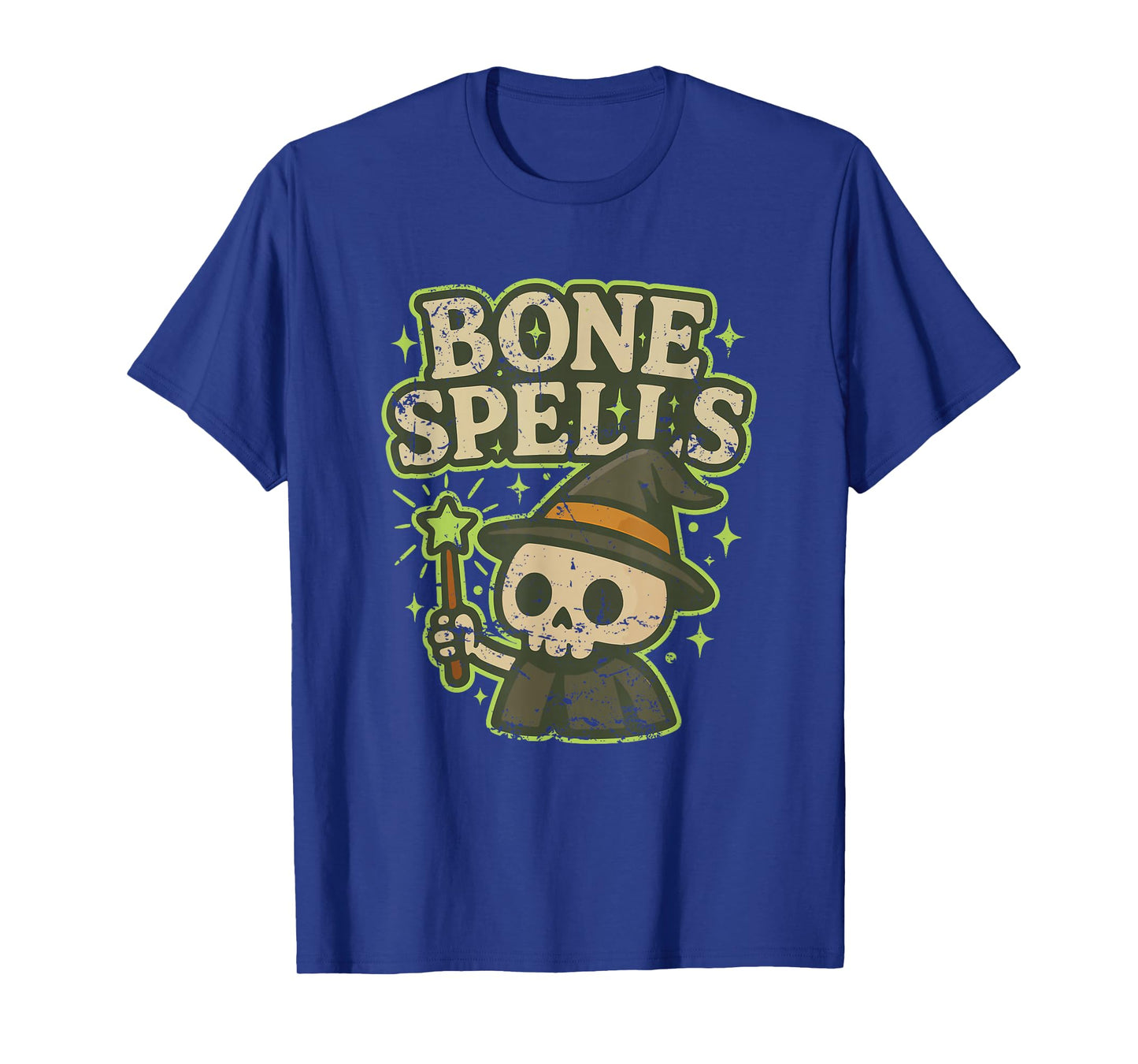 Bone Spells Skeleton Wizard T-Shirt