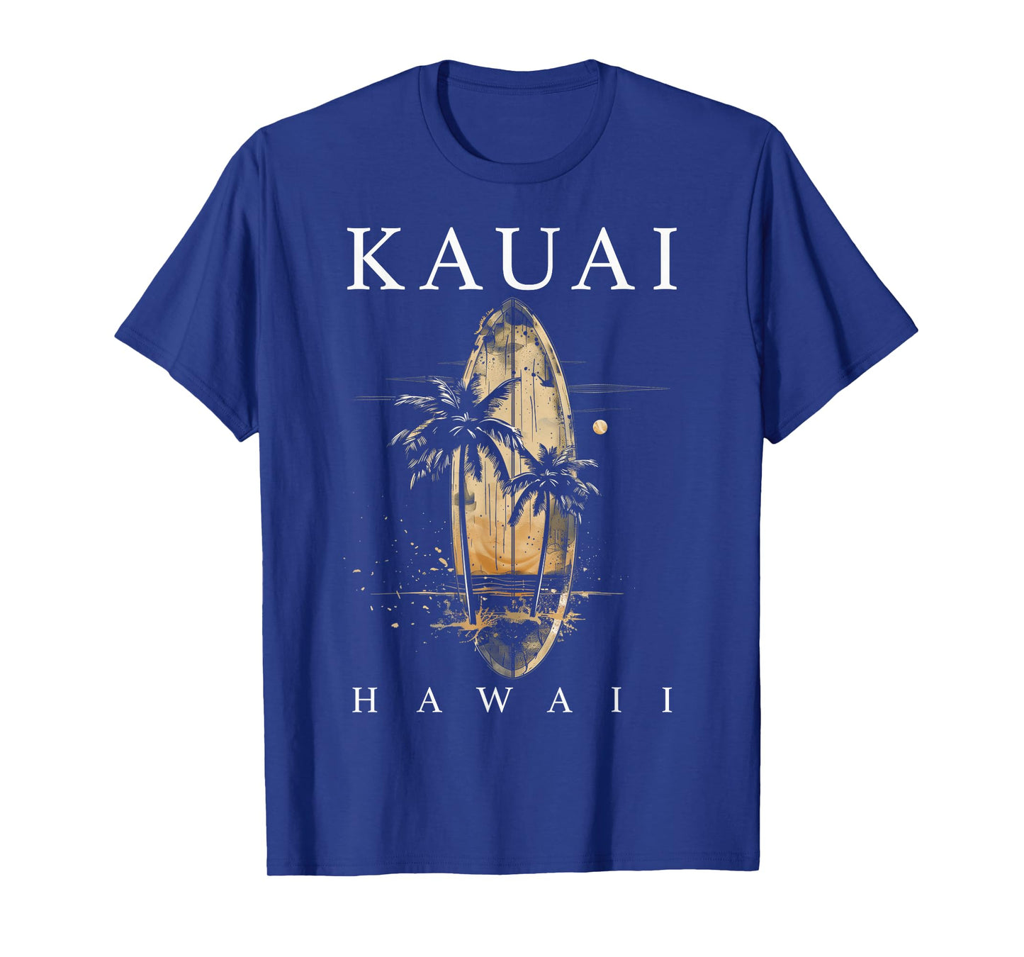 Kauai Hawaii Surf Hawaiian Vintage Surfing Surfer T-Shirt
