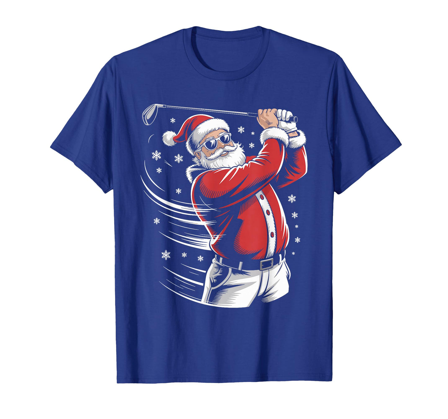 Santa Claus Golf Player Christmas Golfer Xmas Golfing T-Shirt