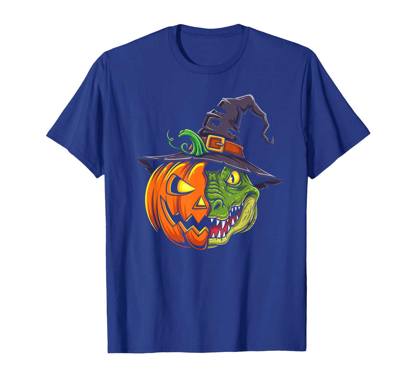 Alligator Pumpkin Jack O Lantern Halloween Kids Mens Womens T-Shirt