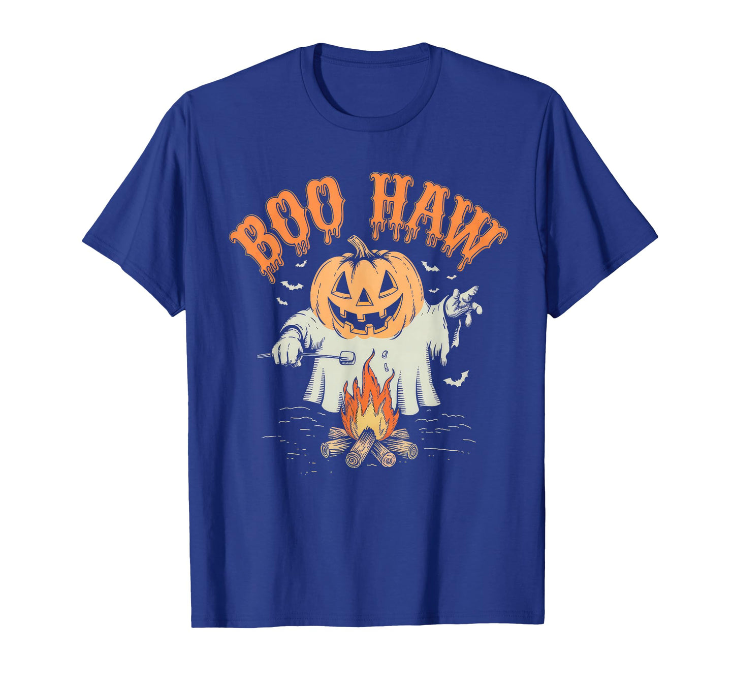 Halloween Costume Boo Haw Witch Skeleton Scary Rodeo Western T-Shirt