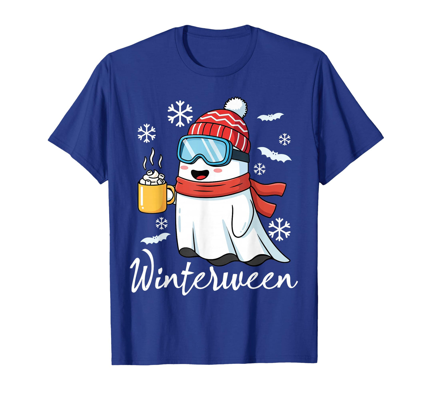 Winterween Winter Ghost Funny Halloween Christmas T-Shirt