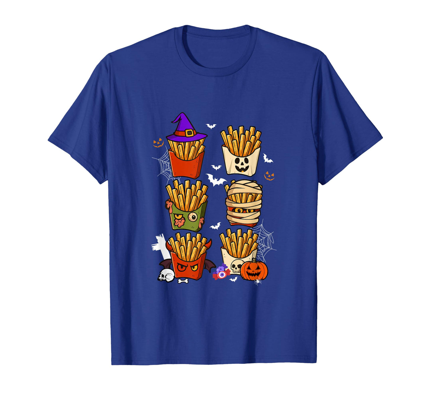 Horror French Fries Collection Boo Witch Zombie Halloween T-Shirt