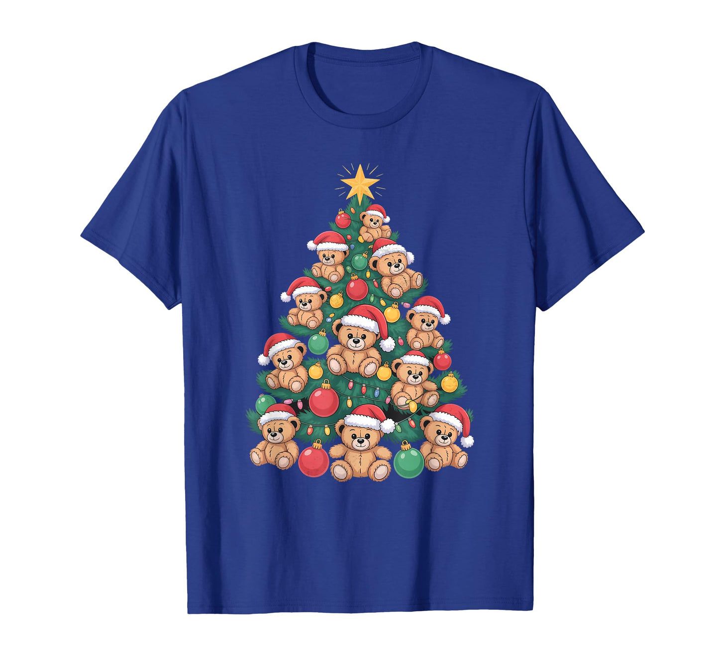 Teddy Bear Christmas Tree T-Shirt