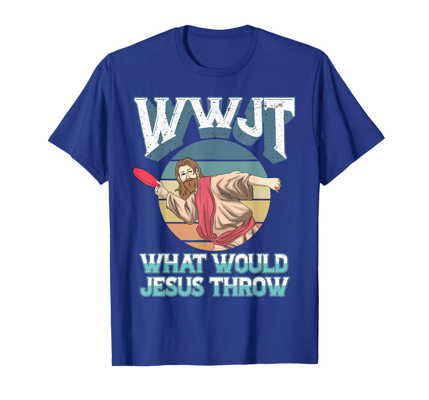 Disc Golf WWJT What Would Jesus Throw Frisbee Golf Christian T-Shirt